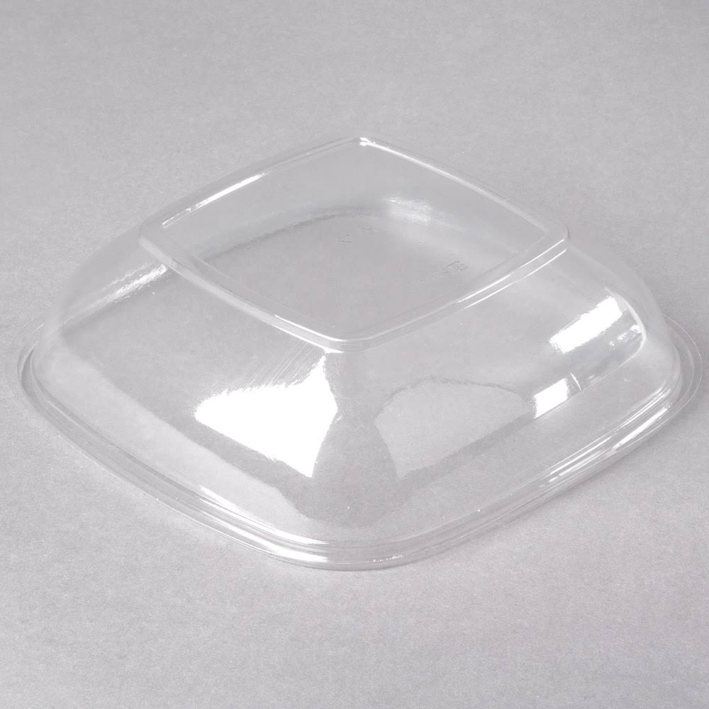 Clear 32 oz Plastic Square Bowl R939623