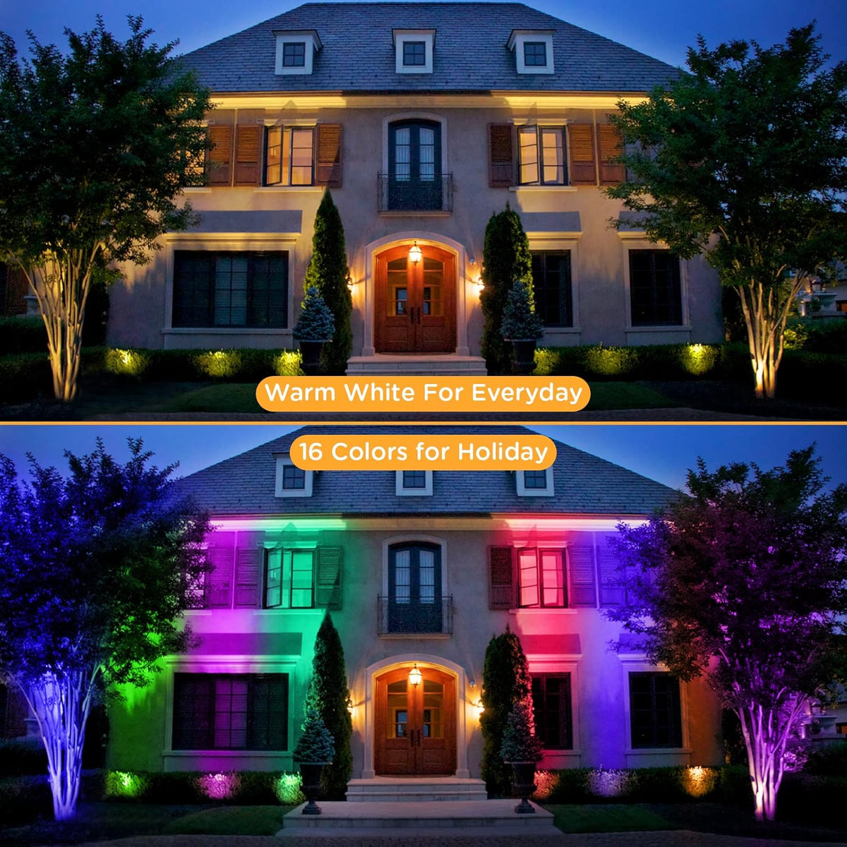 10W RGBW LED Landscape Lights IP67 Waterproof 10 Pack W5711