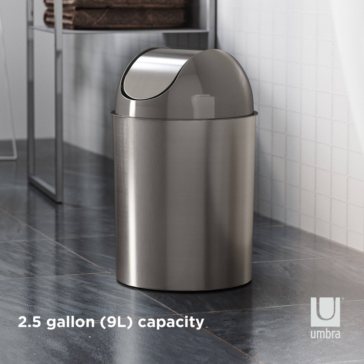 2.6gal Indoor Trash Can H663915