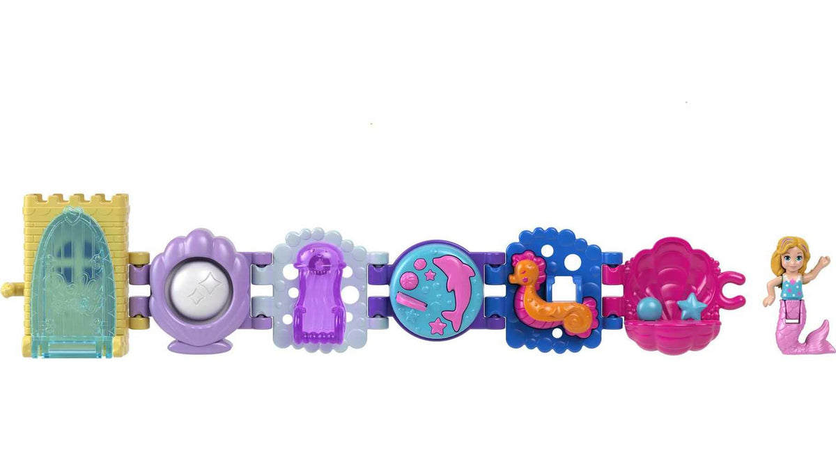 Bracelet Treasures Wearables with Snap-Together Sections and Micro Doll S9464