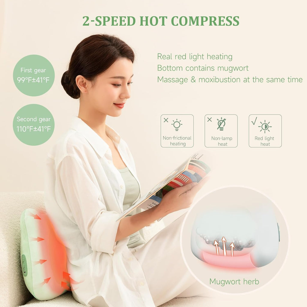 Cordless Shiatsu Back Massager with Heat M17019