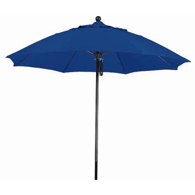 9& Market Umbrella Olefin Pacific Blue Matted Black J202