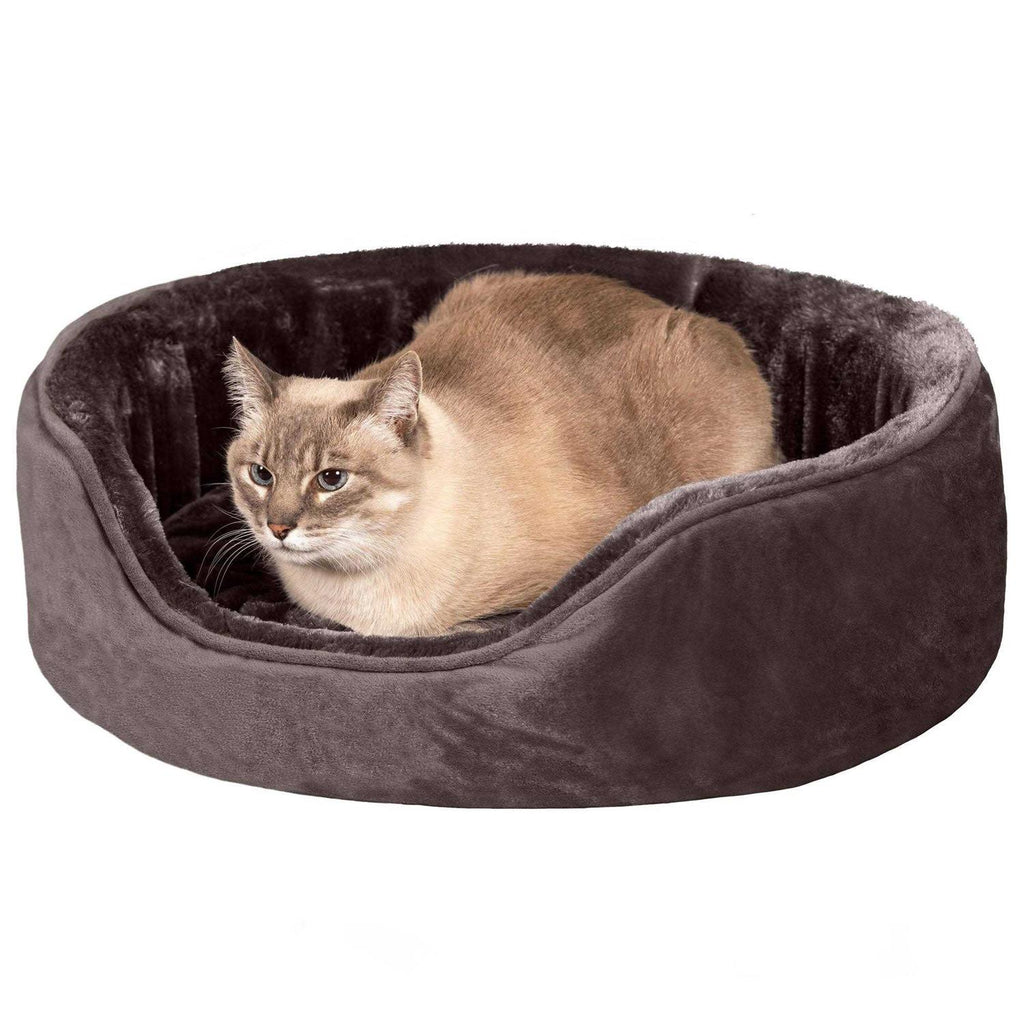 Plush & Velvet Oval Dog Bed K665667