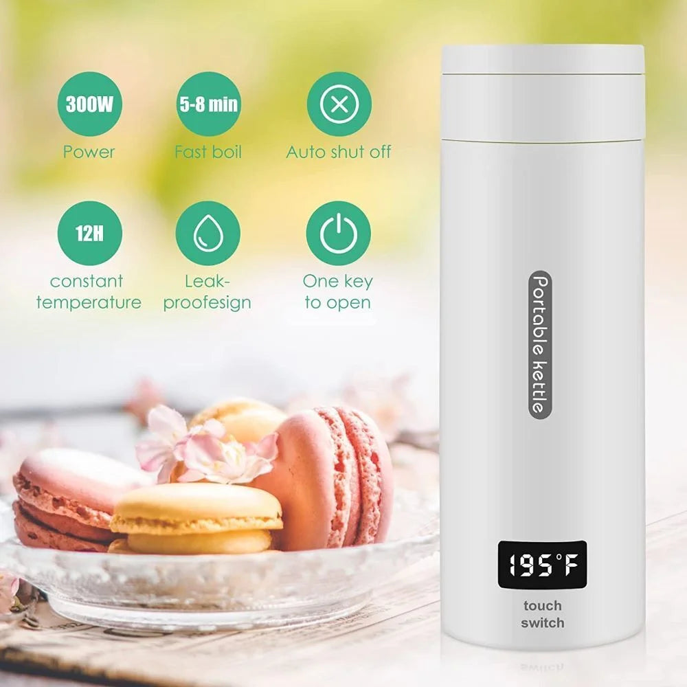 Portable Electric Kettle 380ml Temperature Settings U31483