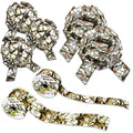 White Camo Ribbon & Bows Gift Wrapping Kit F37563