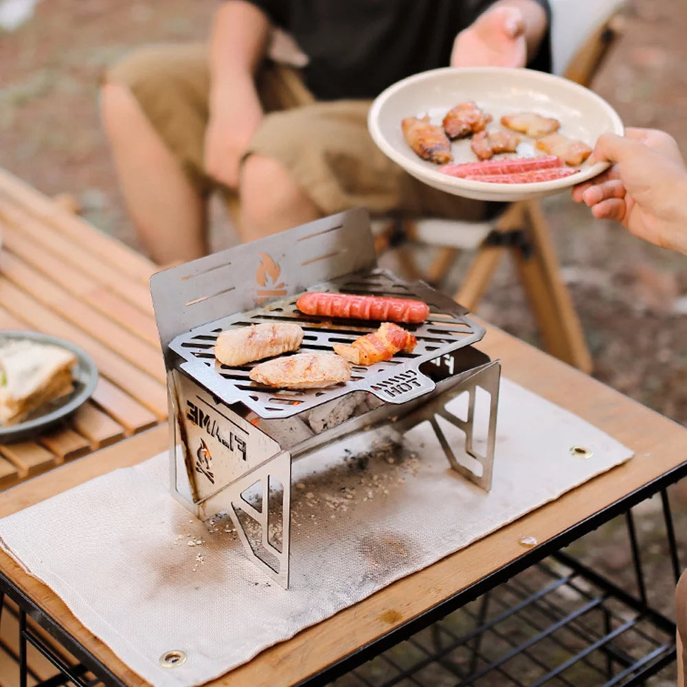 Camping Detachable Stainless Steel Stove T84128