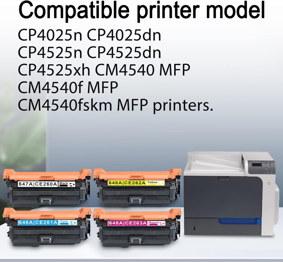 4 Pack Compatible Remanufactured Toner Cartridge Replacement K525534