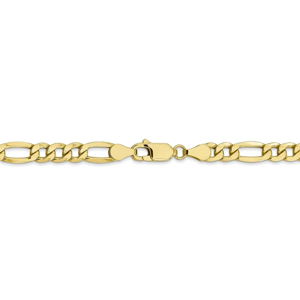 10kt Yellow Gold 20 inch Figaro Chain with Lobster Clasp I149645