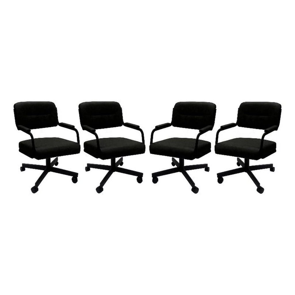 Swivel Metal Caster Dining Chairs T738