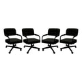 Swivel Metal Caster Dining Chairs T738