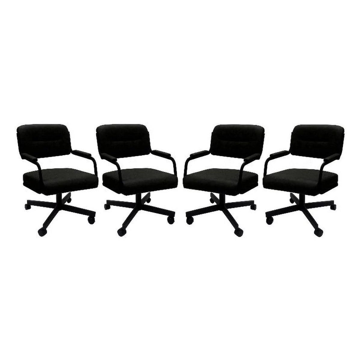 Swivel Metal Caster Dining Chairs T738