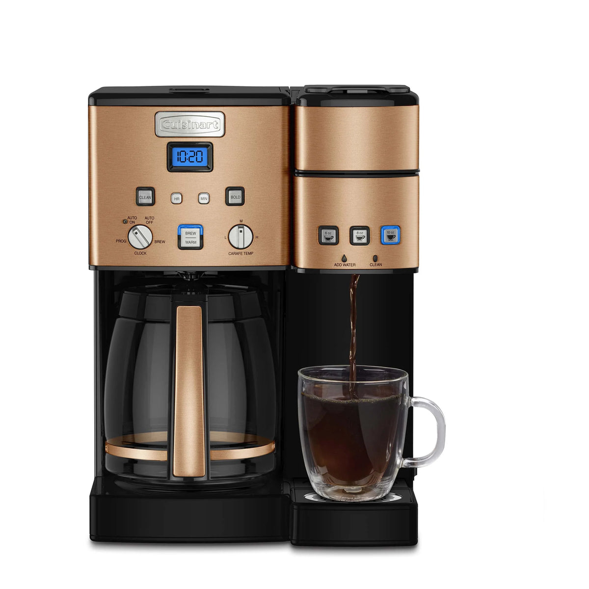 12 Cup Coffeemaker and Single-Serve Brewer B611