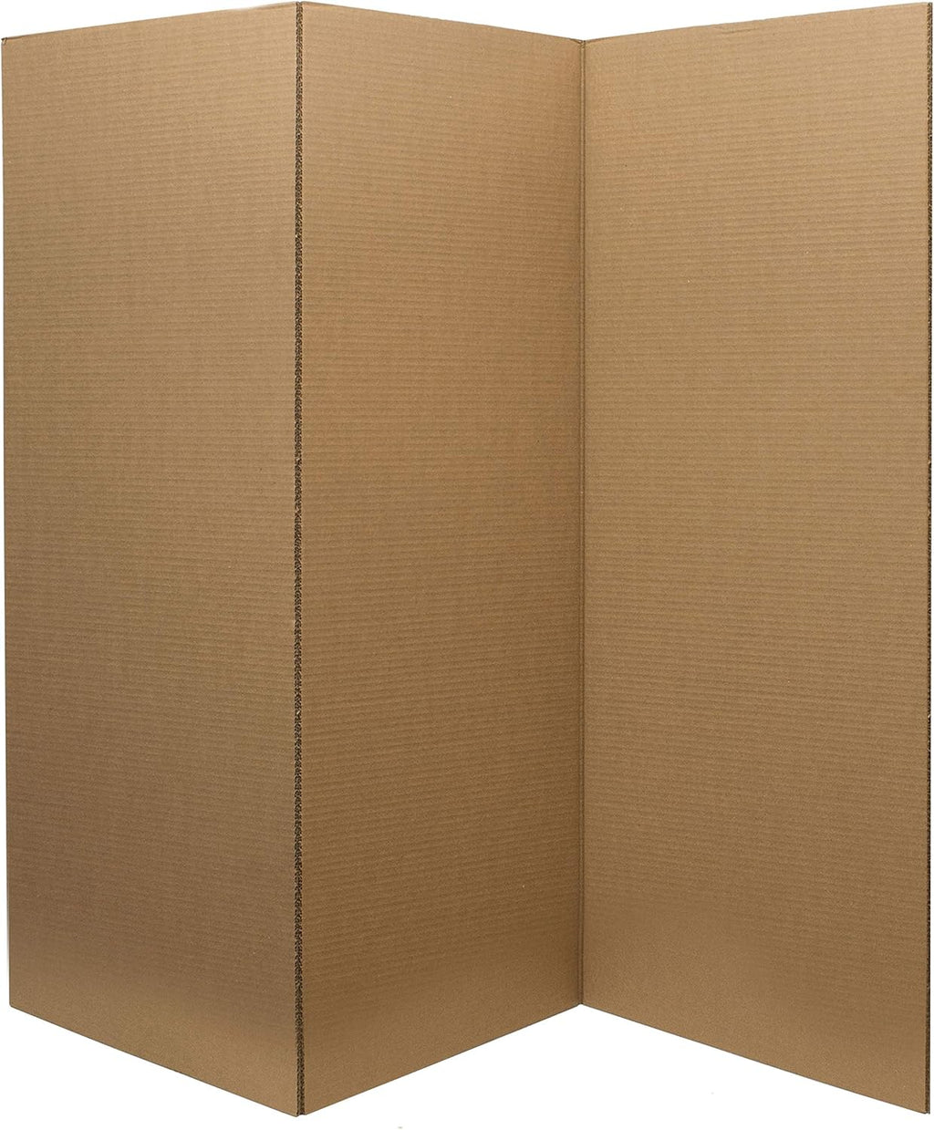 3 ft. Tall Brown 3 Panels Room Divider J83723