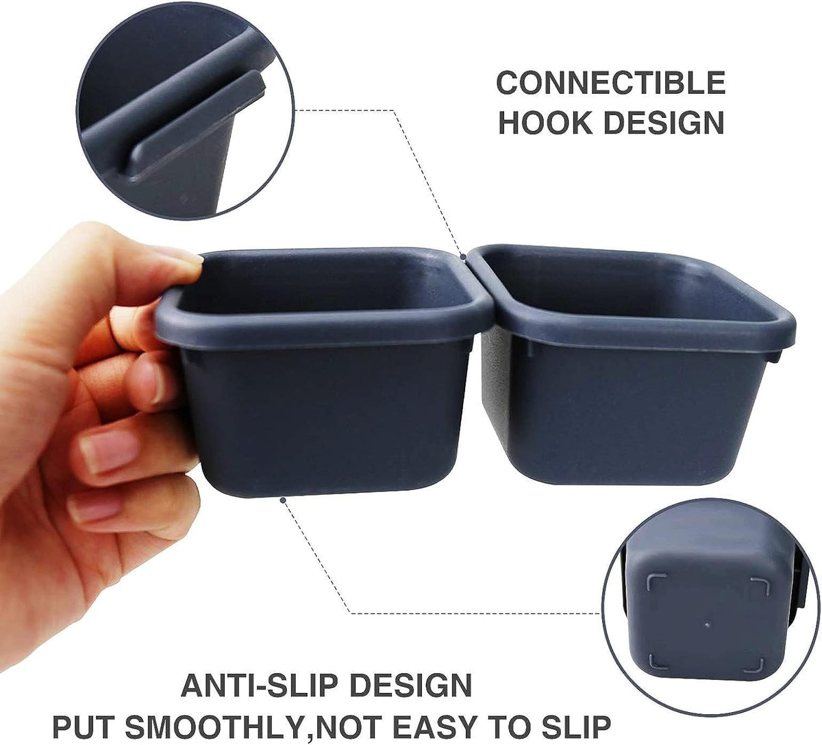 8 PCS Clear Plastic Drawer Organizer Trays T9433