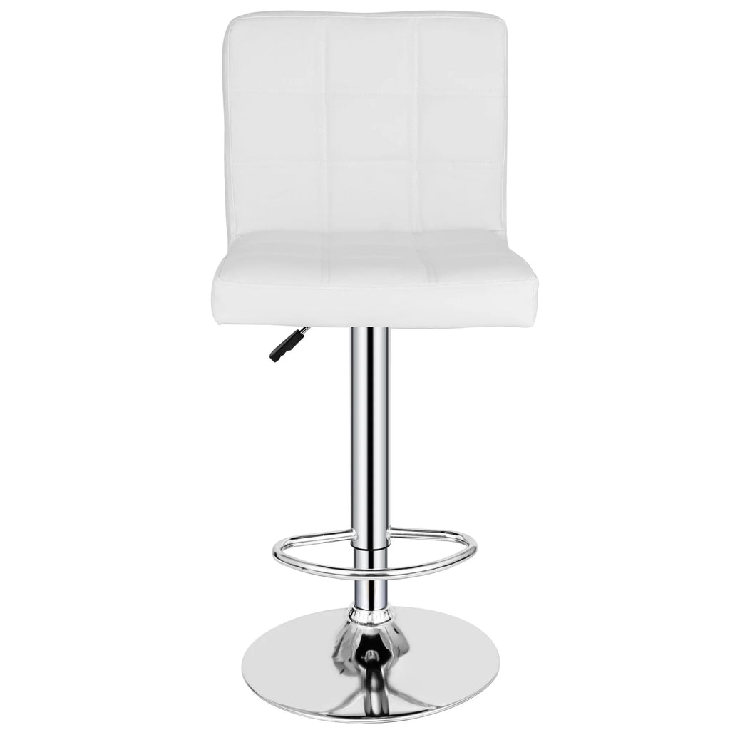 Set of Two Height Adjustable Armless Swivel Bar Stools Y802236