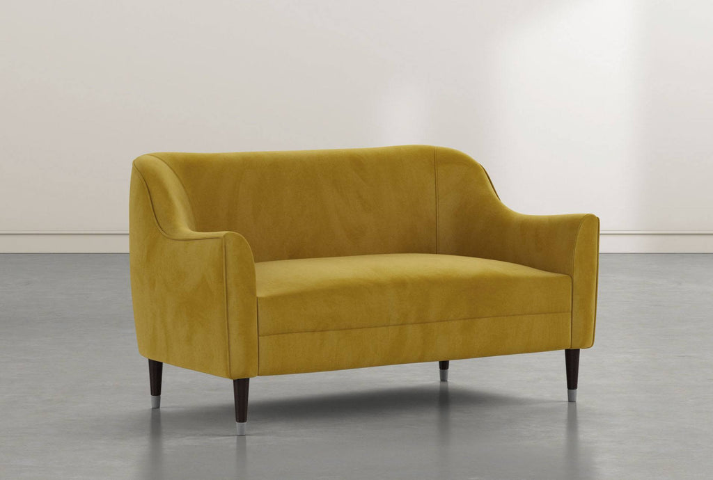 Yellow Fabric Settee G5111
