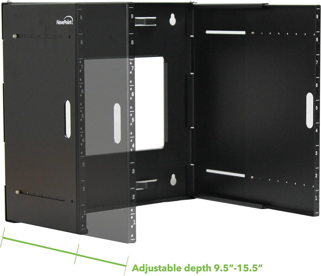 9U Wall Mount Bracket Network Equipment Rack 19 Inch J300891