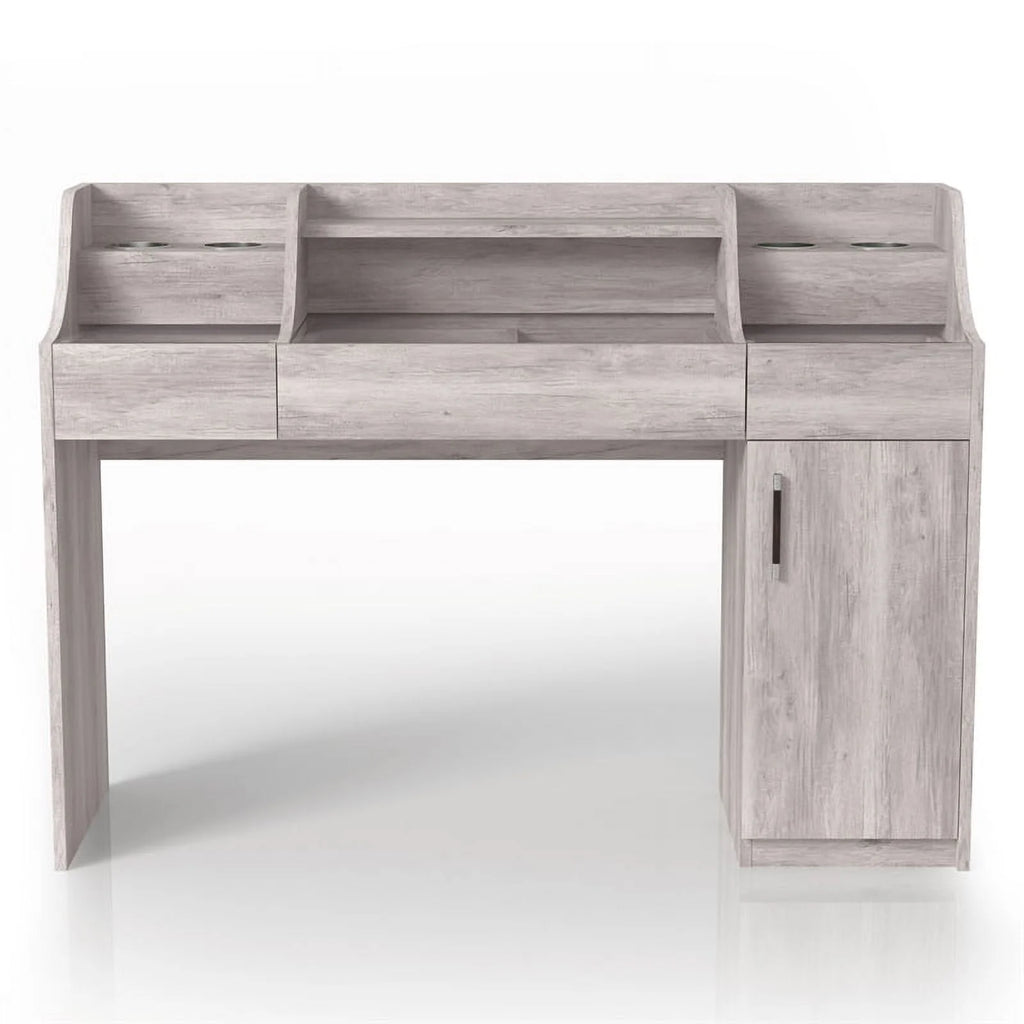 Wood Multi-Storage Vanity Table Y79571