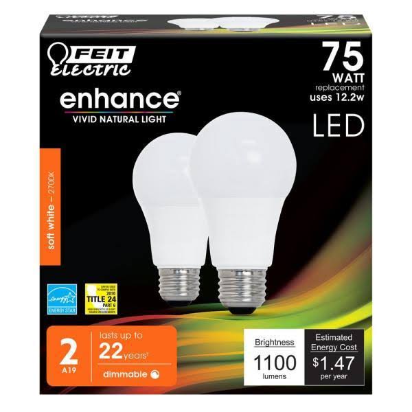 75-Watt Equivalent A19 Dimmable LED Light Bulb I485