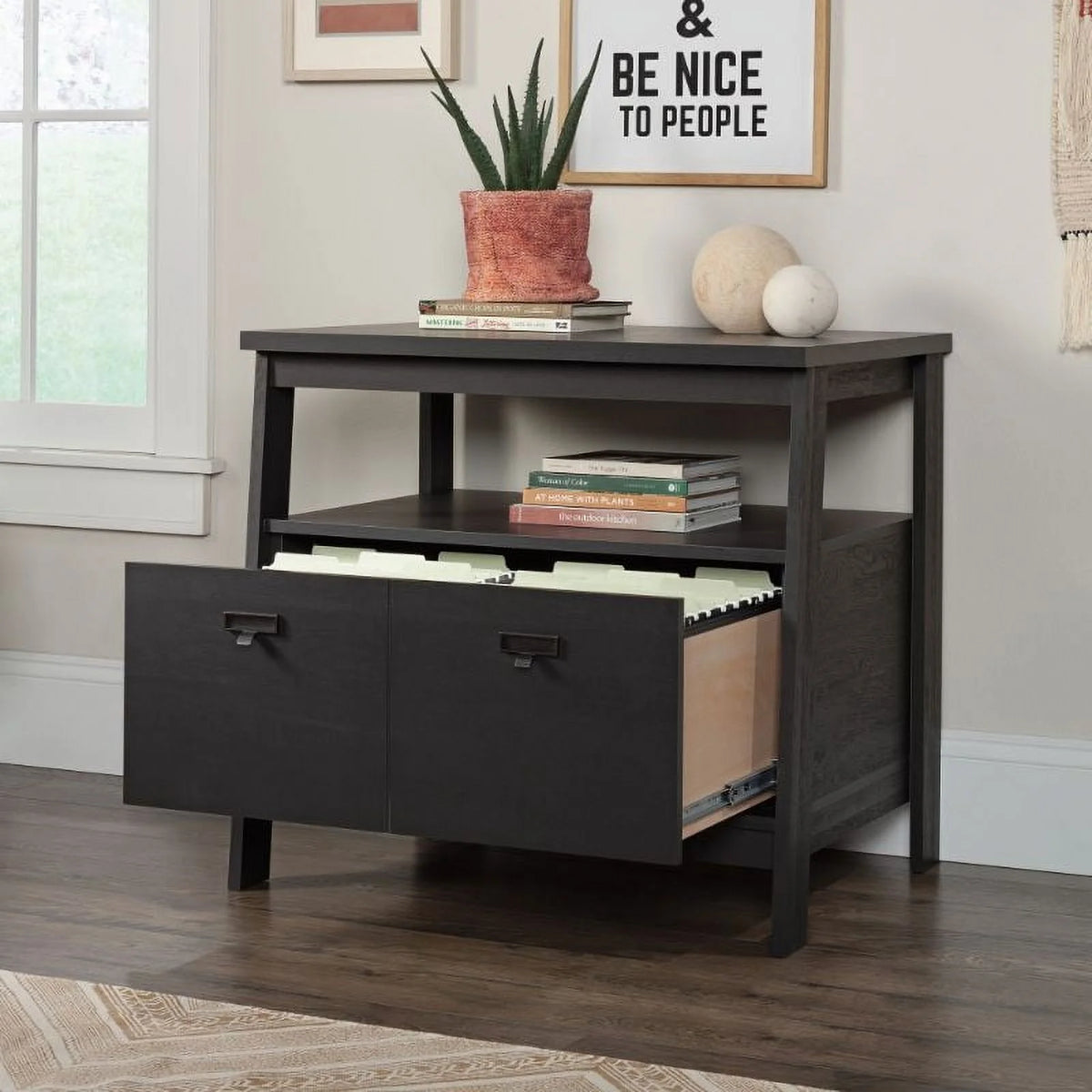 Engineered Wood Lateral File Cabinet R8012