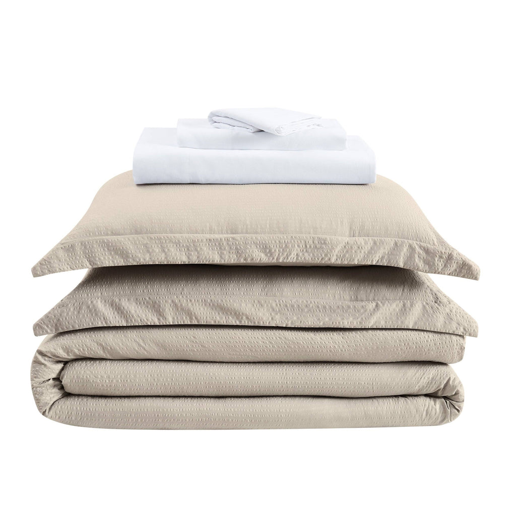 King Gray 7 Piece Bed in A Bag C542