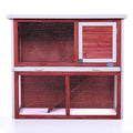 36x22 Red Wooden Chicken Coop Z781