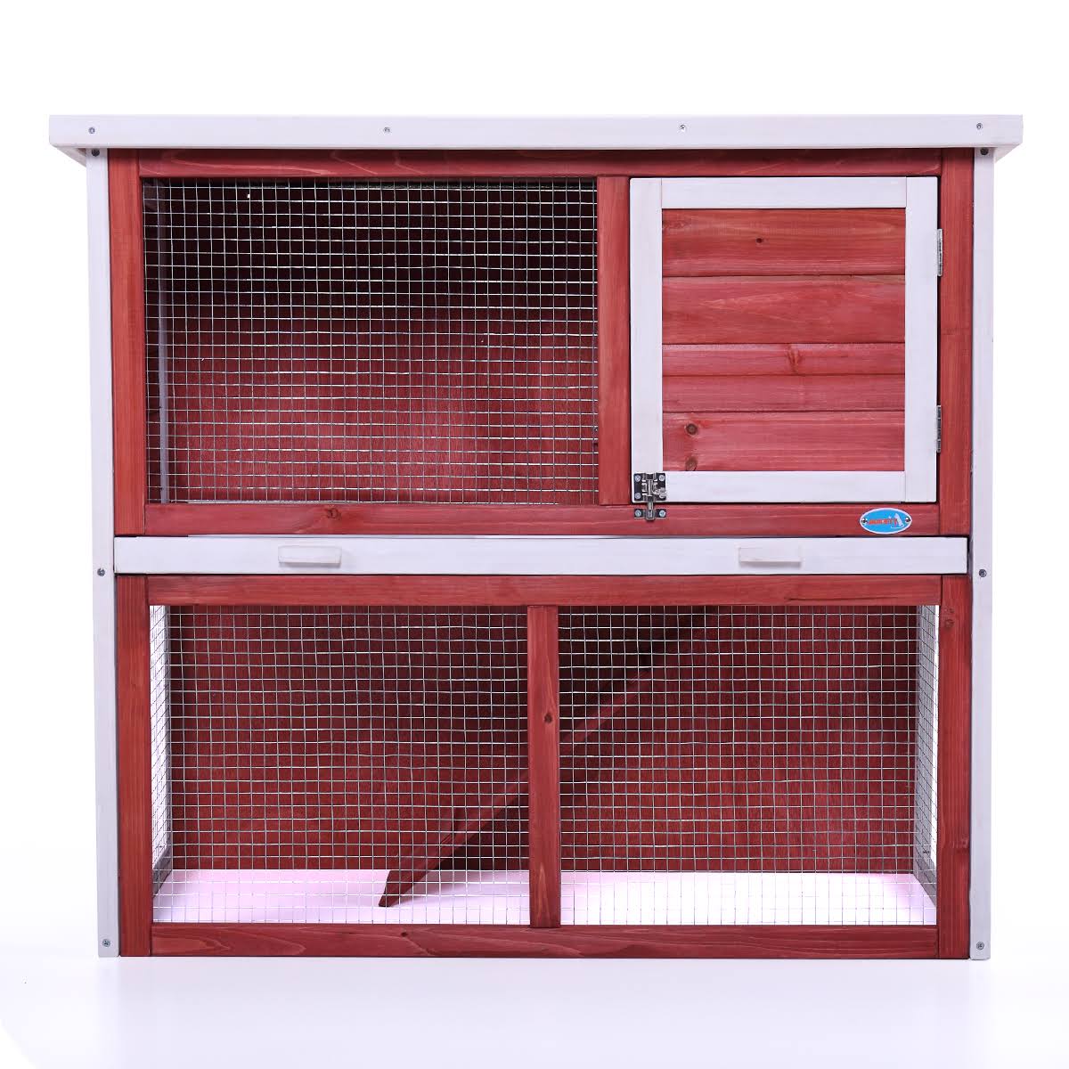36x22 Red Wooden Chicken Coop Z781