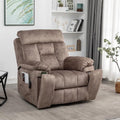 Oversized Power Lift Recliner with Heat & Massage, Brown N680286