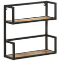 Wall Shelf Rough Mango Wood D79927