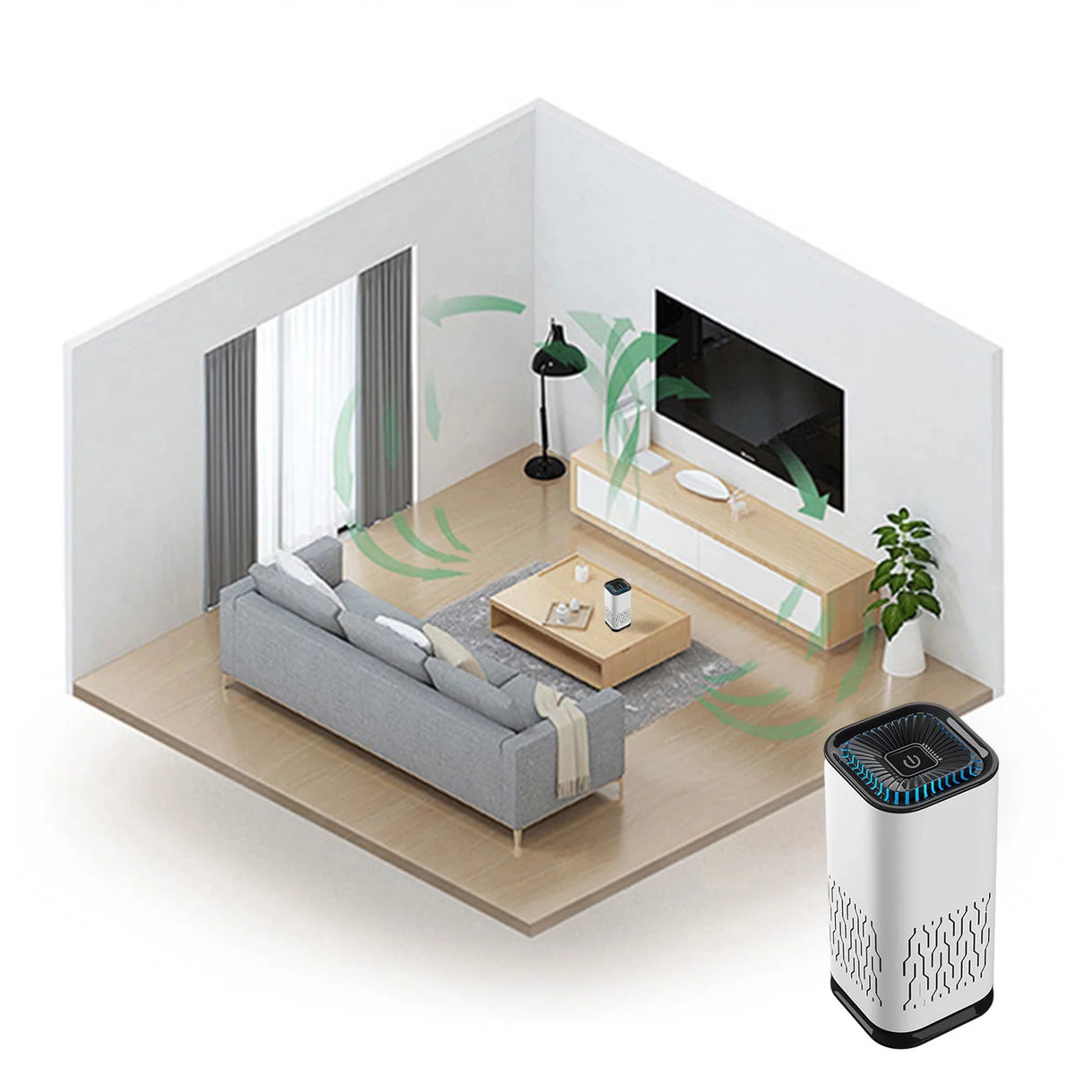 White Home Purifier P5248