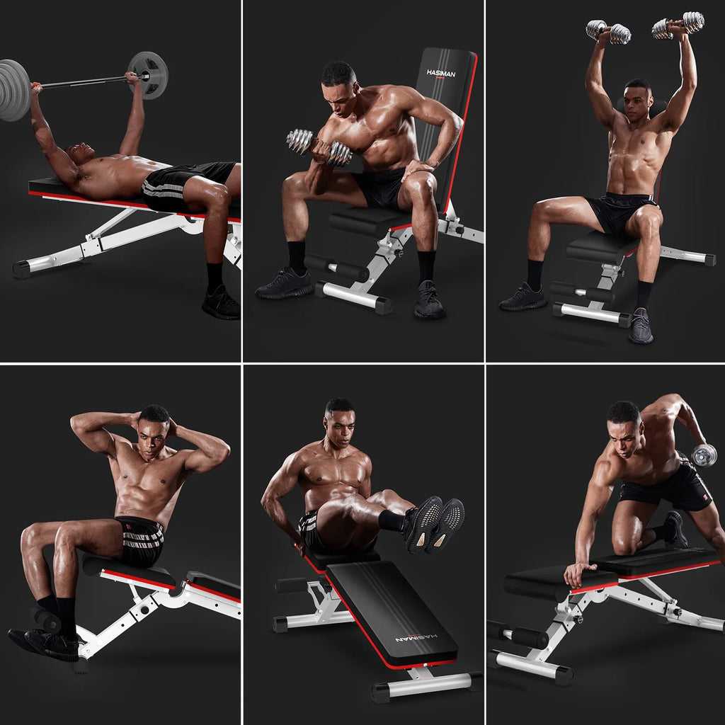 Foldable Weight Bench 600 lbs with 6 Incline Adjustable P232251