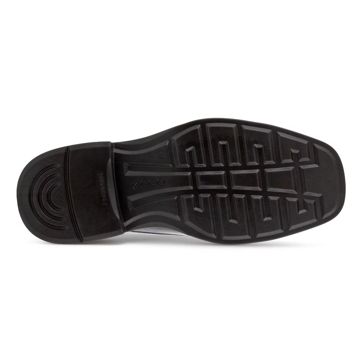Mocha Leather Plain Toe Tie Shoes V666