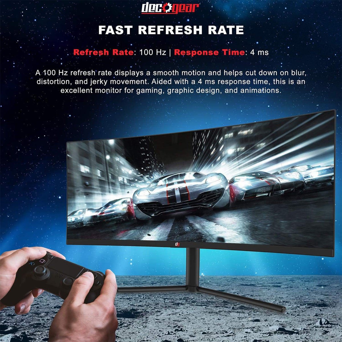 29-Inch 2560x1080 100Hz VA Curved Gaming Monitor R679955