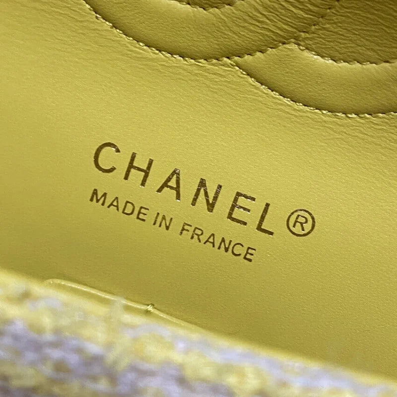 Yellow Tweed Bag S940