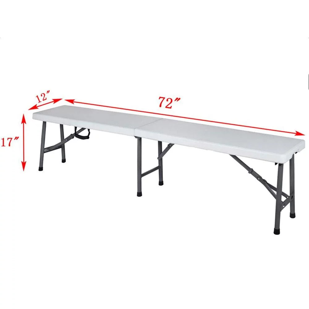 Portable Folding Bench Plastic Z13405