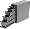 Steel Wheel Well Tool Box with Drawers U367825