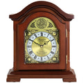 Brown Analog Mantel Clock with Chimes S465414