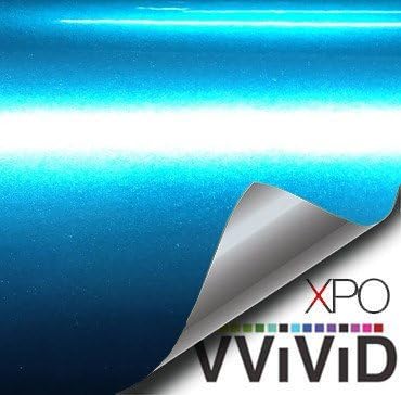 Aqua Blue Vinyl Wrap Roll (.5ft x 5ft) Pack of 2 U23654