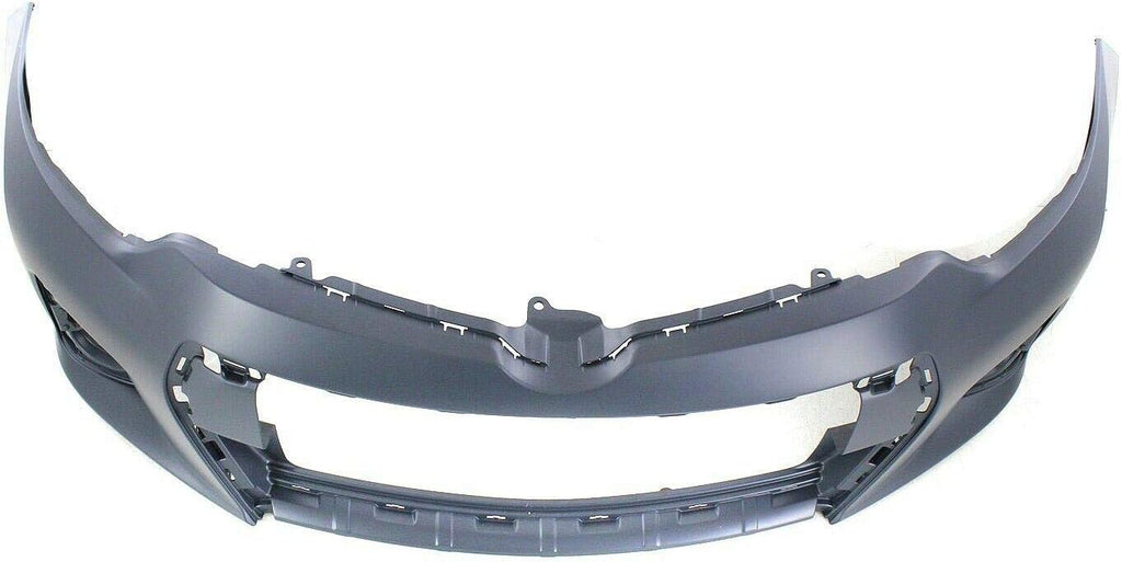 Primed Front Plastic Bumper Cover Fascia with Fog Light Holes for 2014-2016 Toyota Corolla Sedan B578888