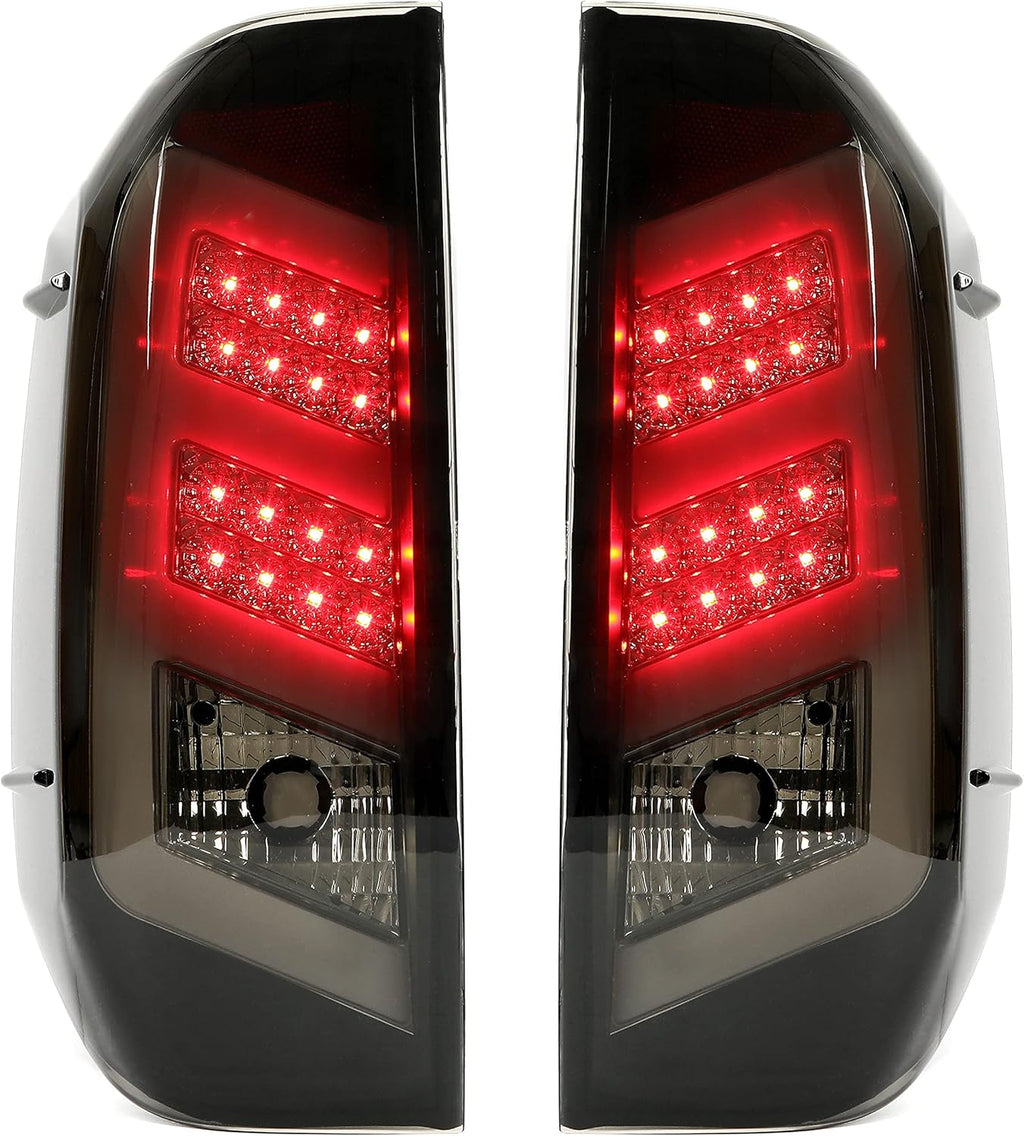 LED Tail Lights Black Smoke Pair Z7135