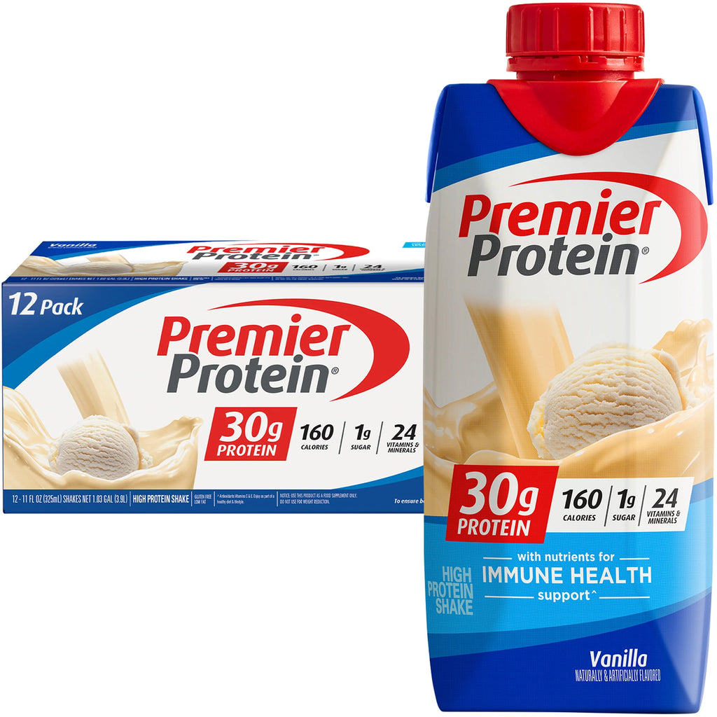 Vanilla Protein Shake, 30g Protein, 11 fl oz, 12 Ct D909
