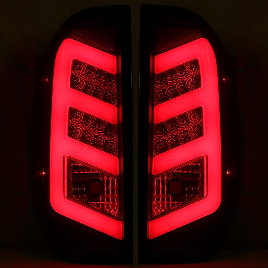 LED Tail Lights Black Smoke Pair Z7135