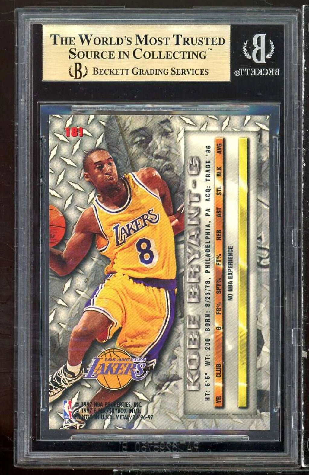 1996-97 Metal #181 BGS 9.5 Rookie Card F358398