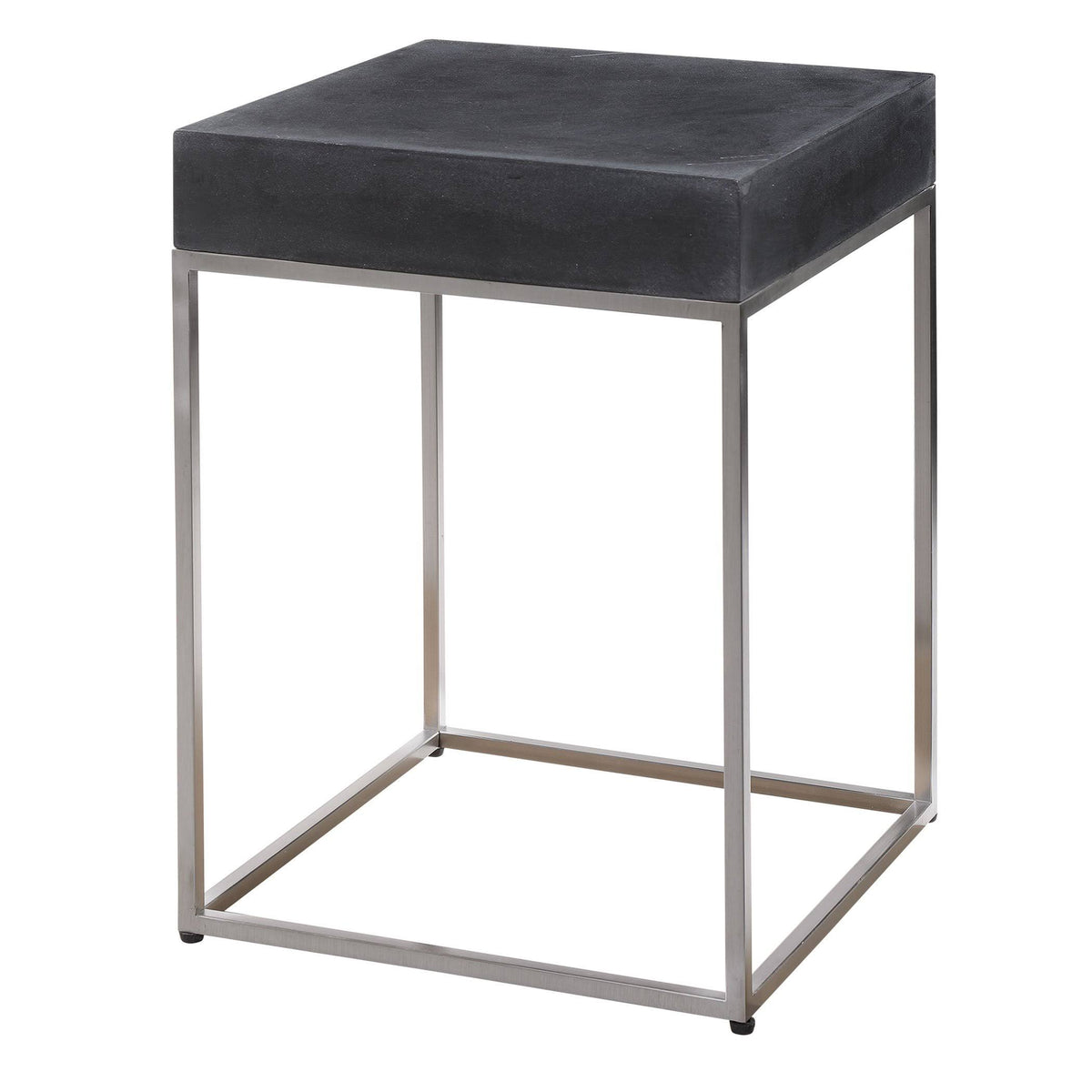 Black Concrete Accent Table G196