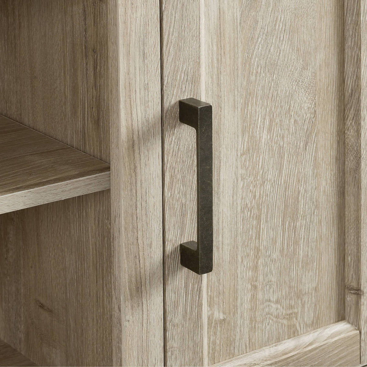 Corner TV Stand Frosted Oak H3959