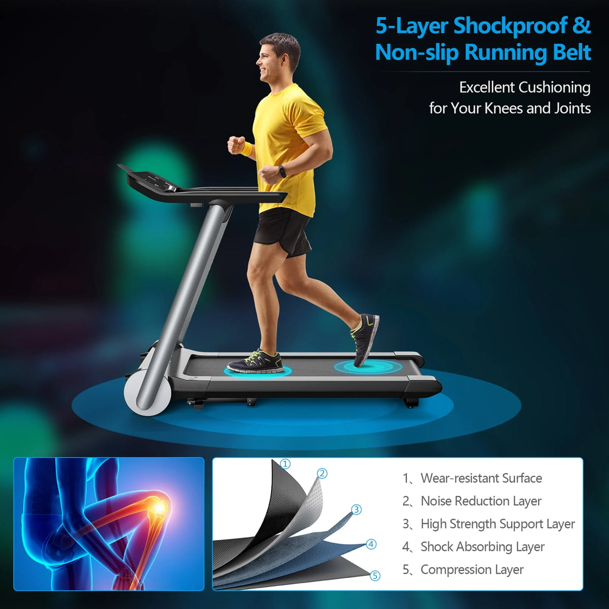 Electric Folding Treadmill W304045