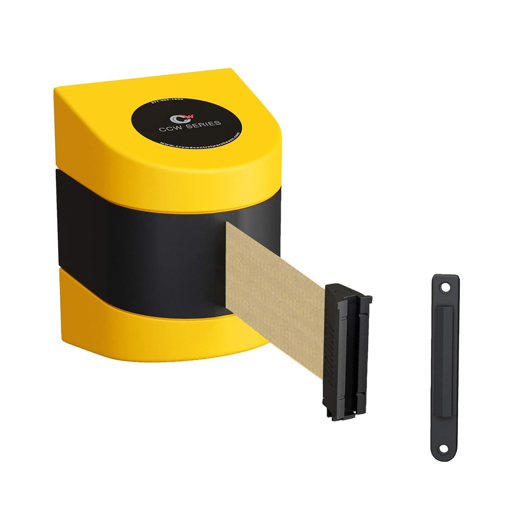 Wall Mounted Retractable Belt Barrier with Black ABS Case V24088