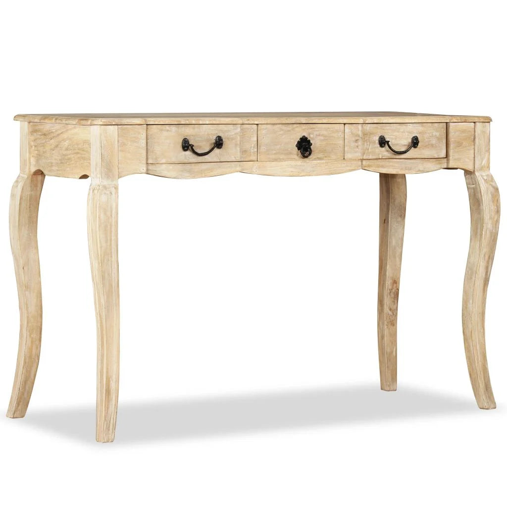 Console Table with 3 Storage Drawers Mango Wood V4852