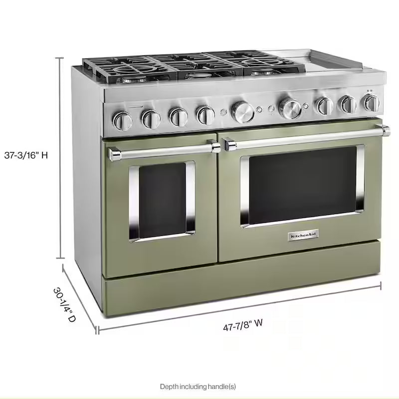 6.3 cu. ft. Smart Double Oven Dual Fuel Range with True Convection O8040