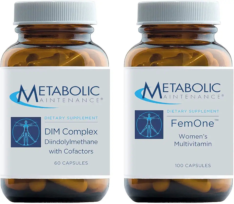 60 Capsules Diindolylmethane and 100 Capsules Women's Multivitamin C19461